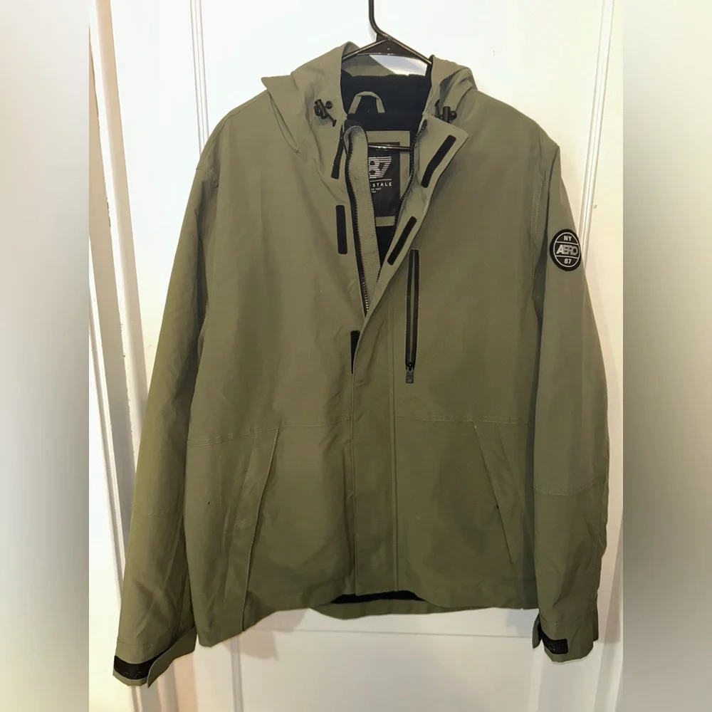 Aeropostale Army Green Jacket size L - Picture 3 of 8